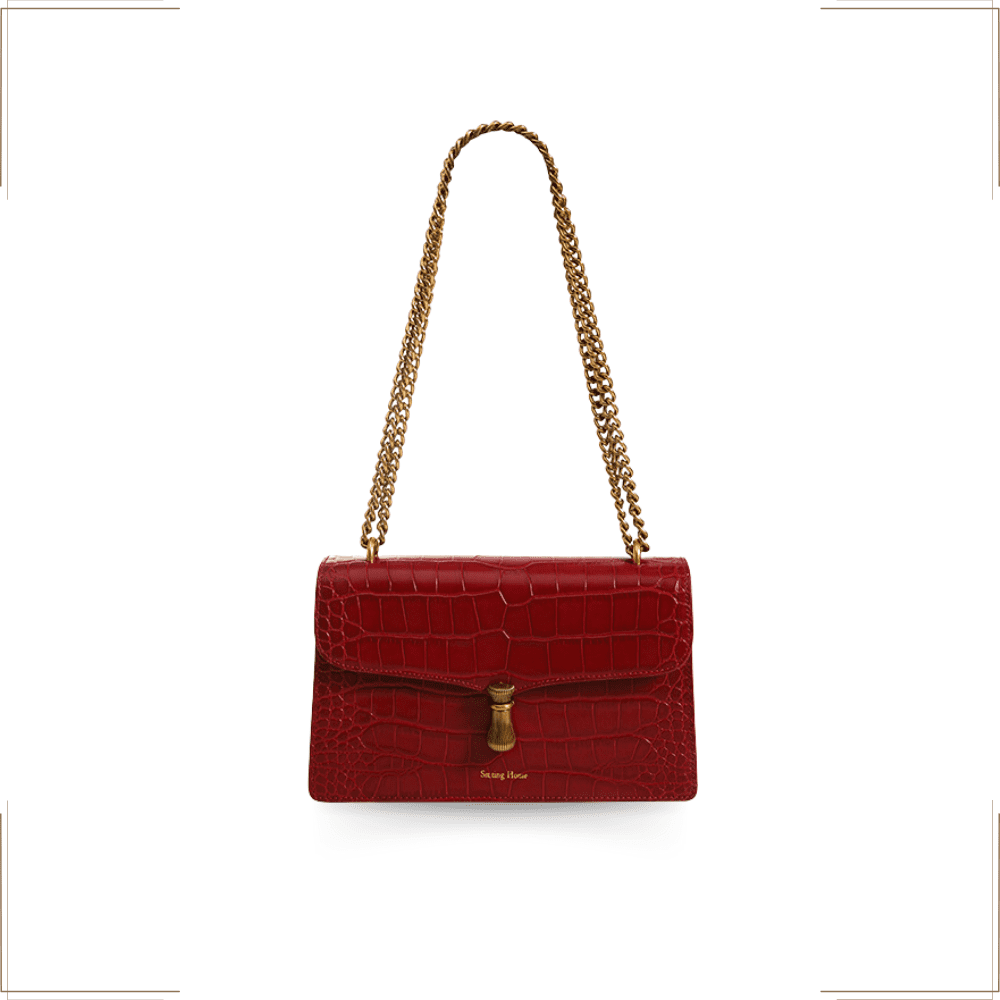 Céline Signature Satchel Handtasche