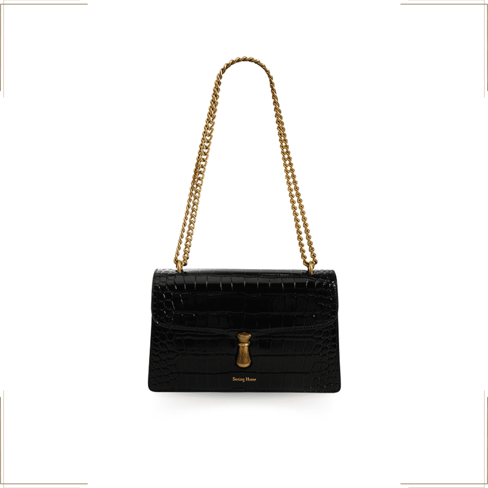 Céline Signature Satchel Handtasche